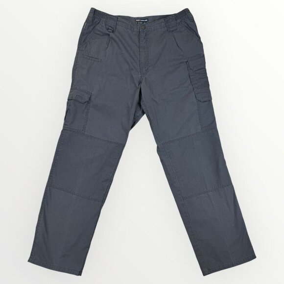 5.11 TACTICAL Mens Ripstop Cargo Workwear Double Knee Grey Pants Outdoor Work - Picture 1 of 8